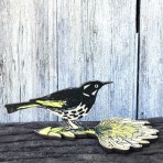 Bridget Farmer | Standing Bird Ornament | New Holland Honeyeater Bridget Farmer | Standing Bird Ornament | New Holland Honeyeater